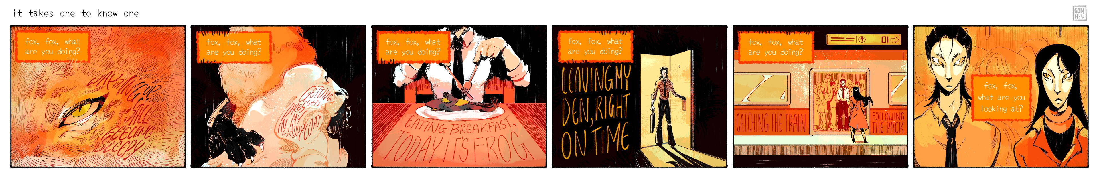 it takes one to know one